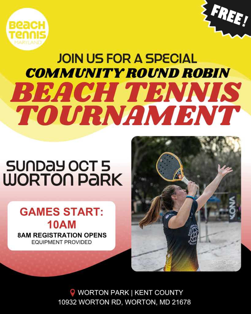 Beach Tennis Maryland Fall Tournament